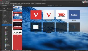 laptop internetes böngésző Vivaldi